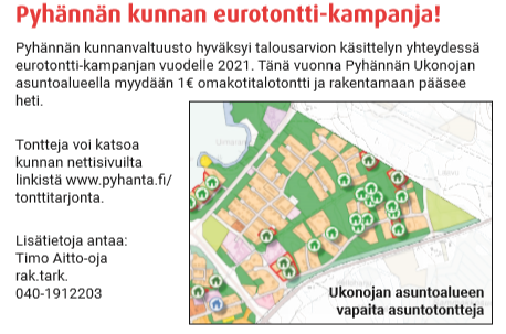 Pyhännän kunnan eurotontti-kampaja