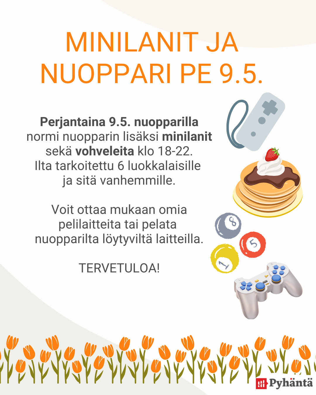 mainos tapahtumasta 