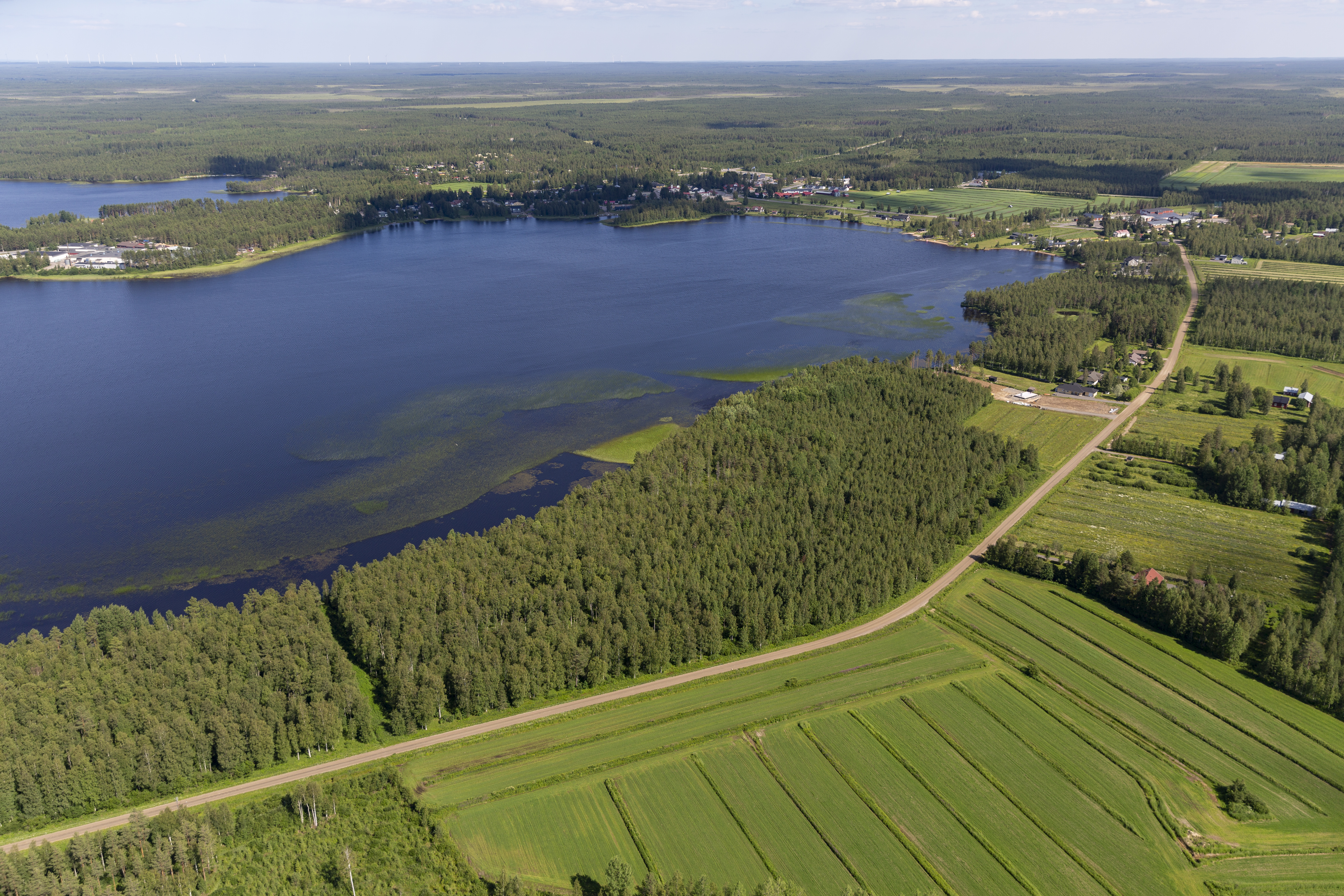 Ilmakuva Pyhännän kunnasta